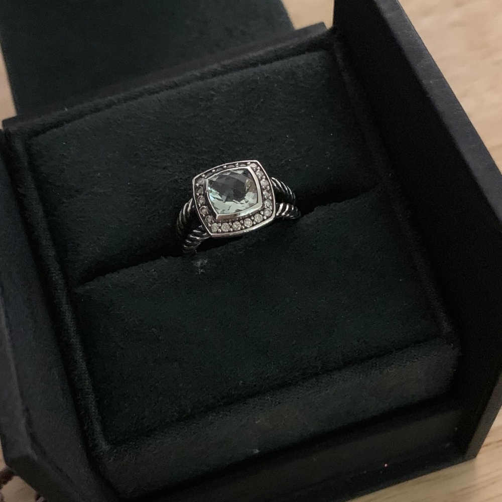 David Yurman Petite Albion Ring With Diamonds